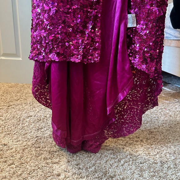 Sherri Hill 55540- Sequin Strapless Classic Prom Dress - Picture 7 of 8